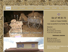 Tablet Screenshot of ferme-tiallou.com